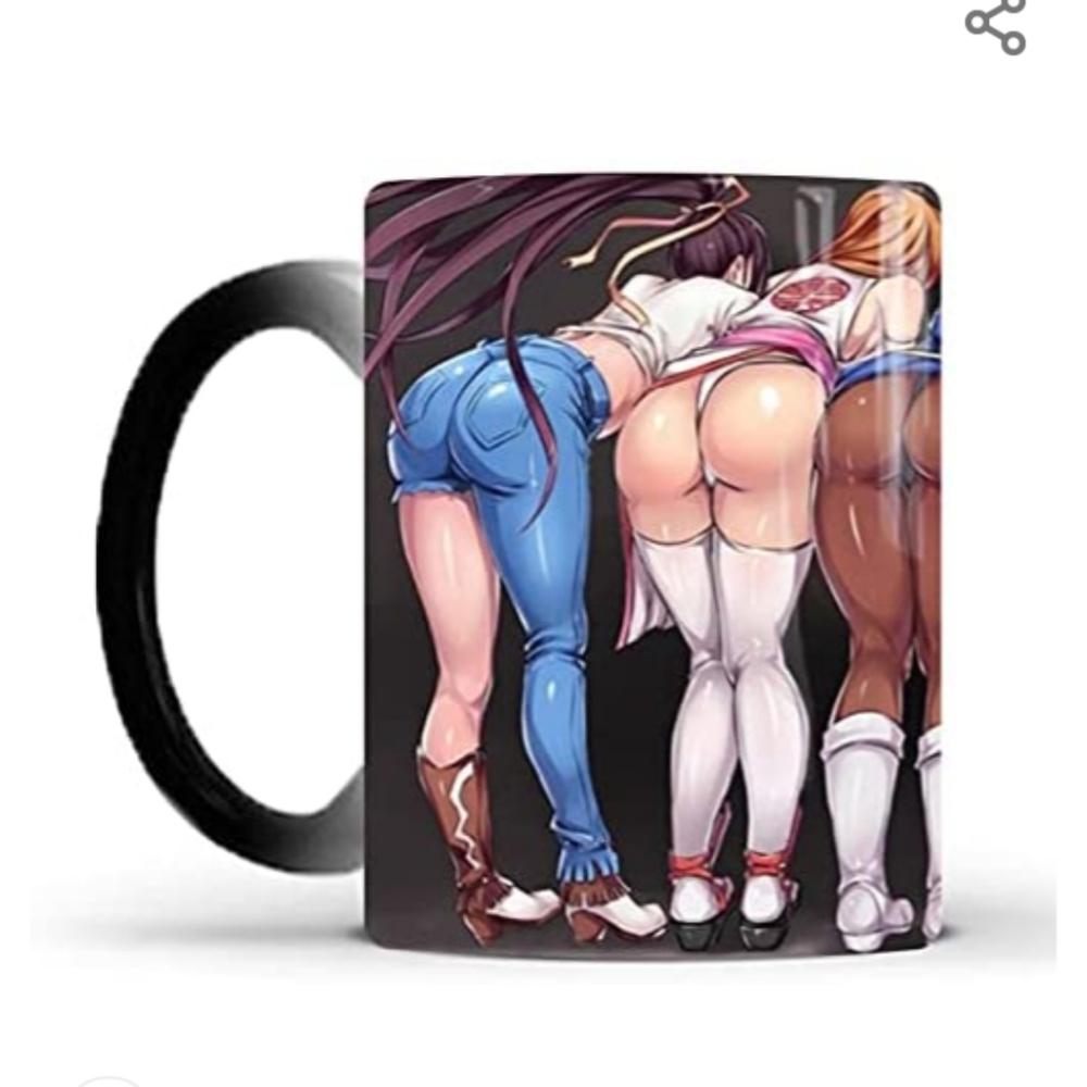 Heat sensitive changing  mug